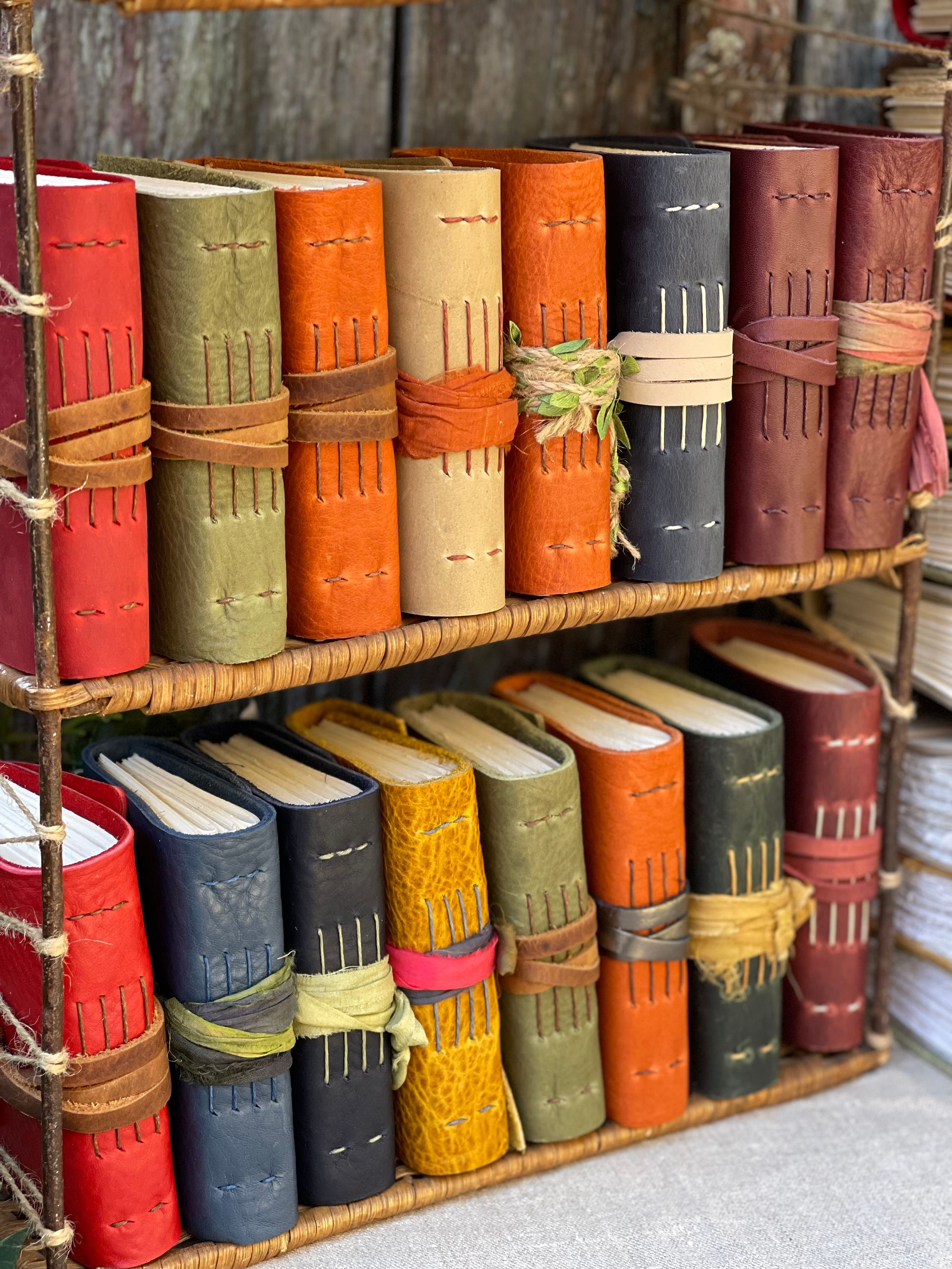Hypatia leather journals martha's vineyard