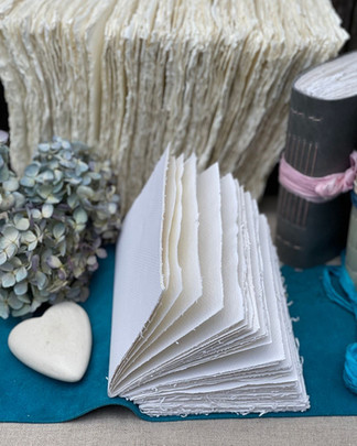 leather journal handmade paper anniversary gift