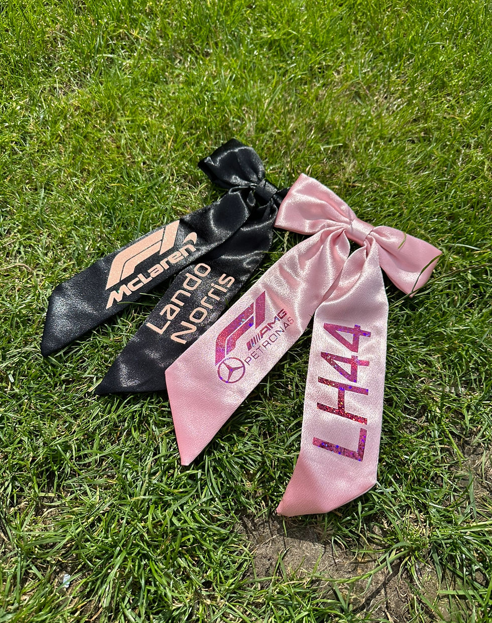 Thumbnail: Formula 1 Driver Hair Bow Clip 