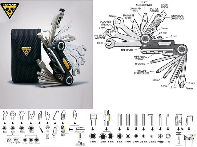 TOPEAK 30 in 1 מולטיטול ענק עם כל מה שצריך