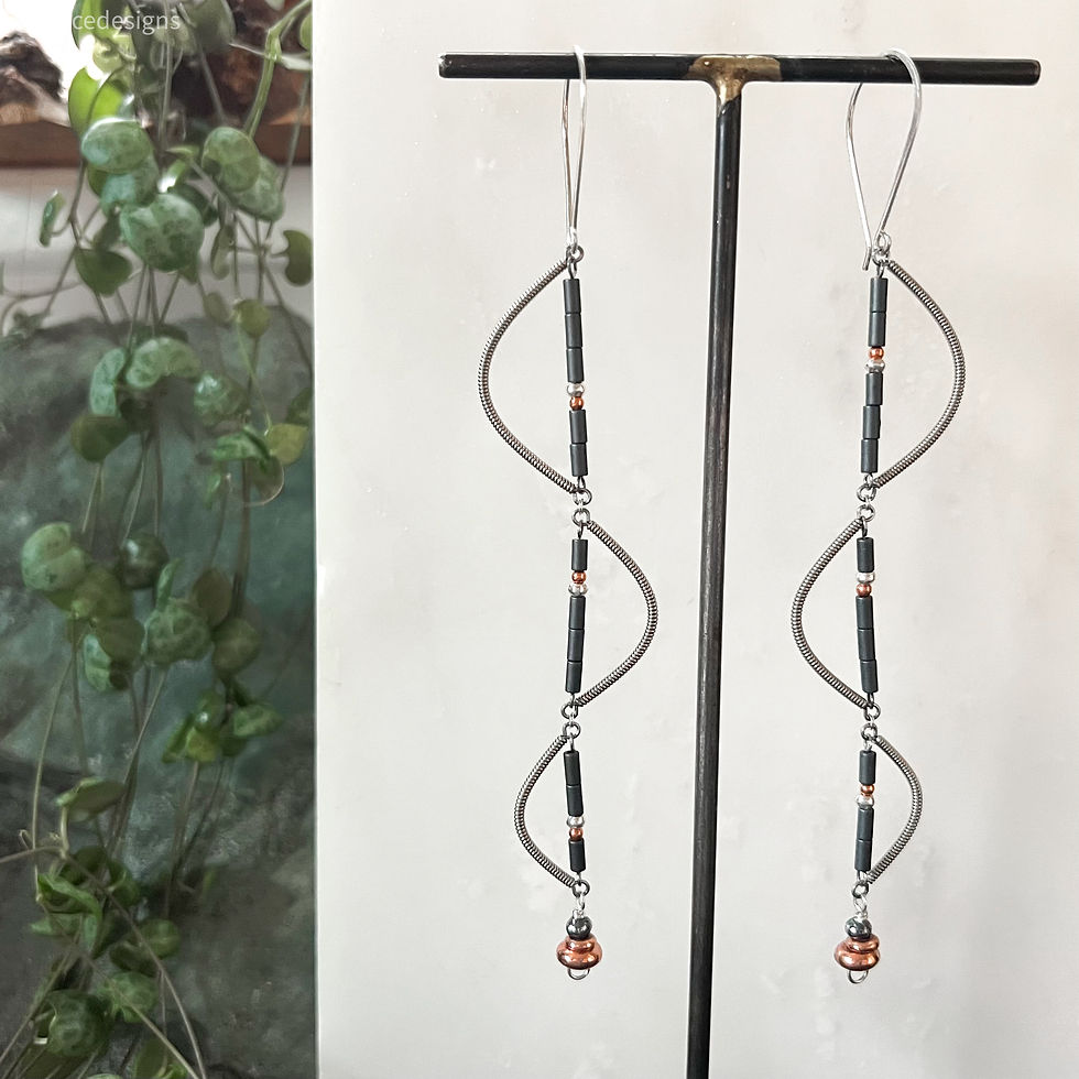 Thumbnail: Long Sine Earrings