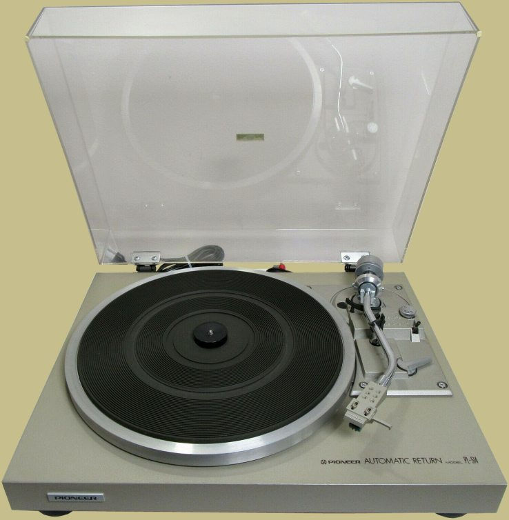 Vintage 1977 PIONEER PL-514 2-Speed Turntable