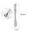 Thumbnail: 1PC Mini Metal Eye Cream Applicator Eye Cream Mixing Spatula Spoon Face Lifting