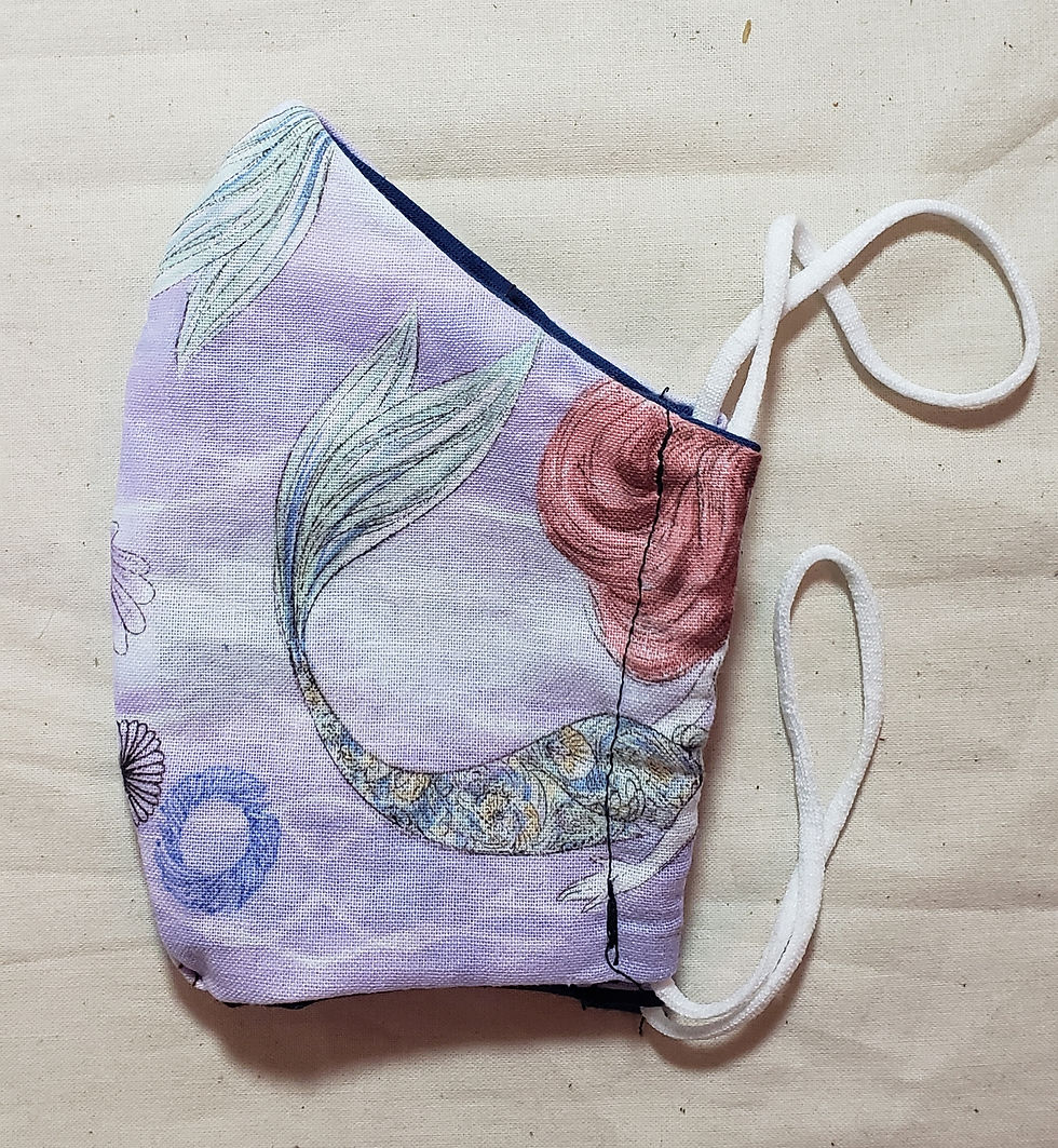Thumbnail: Extra Set of Head or Ear Straps, Cotton Ties