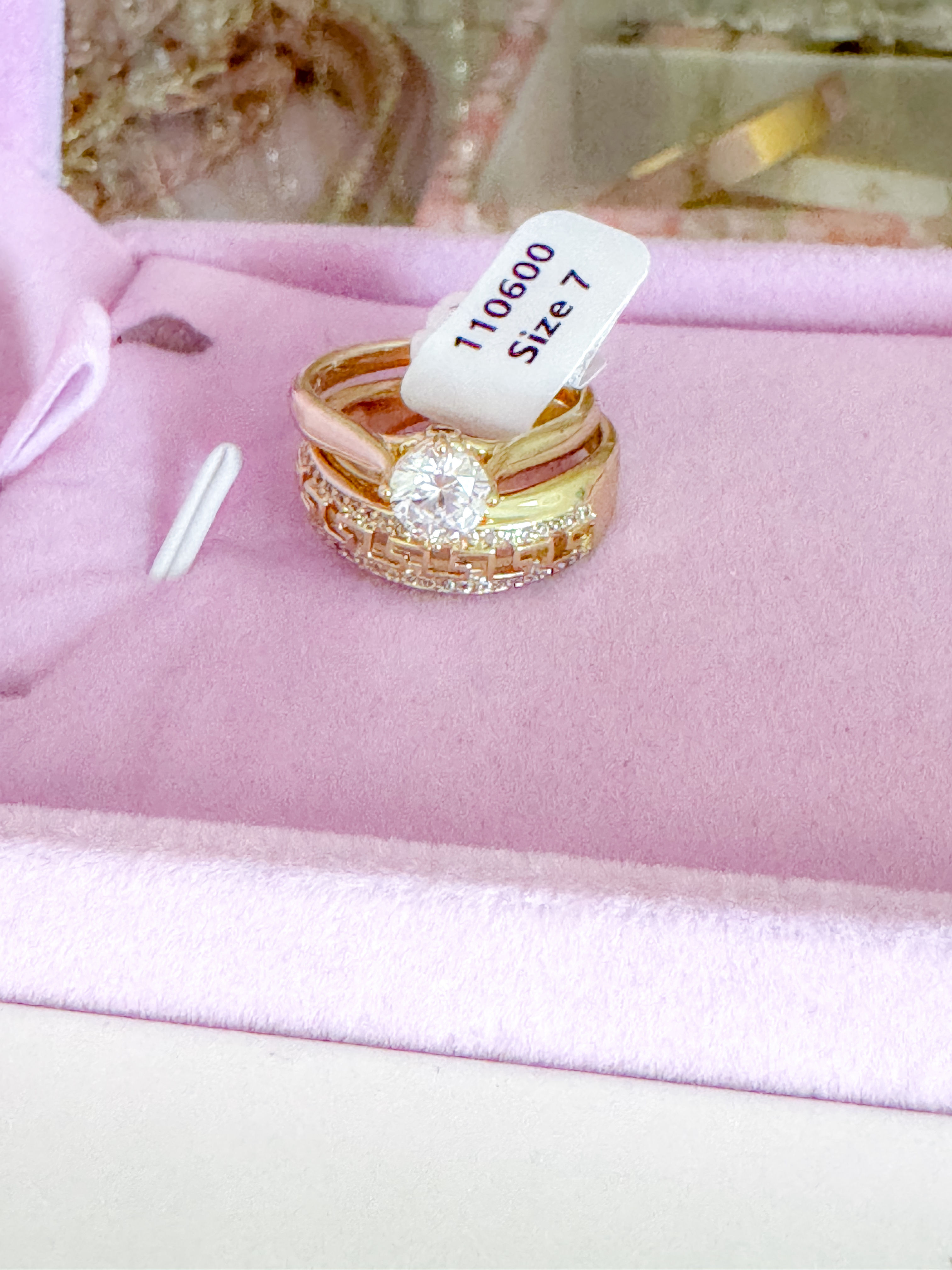 Size 7 engagement ring 