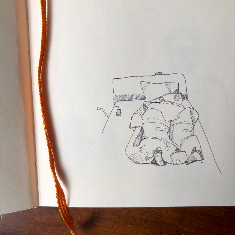 Just a Lazy Sketch of My Lazy Husband