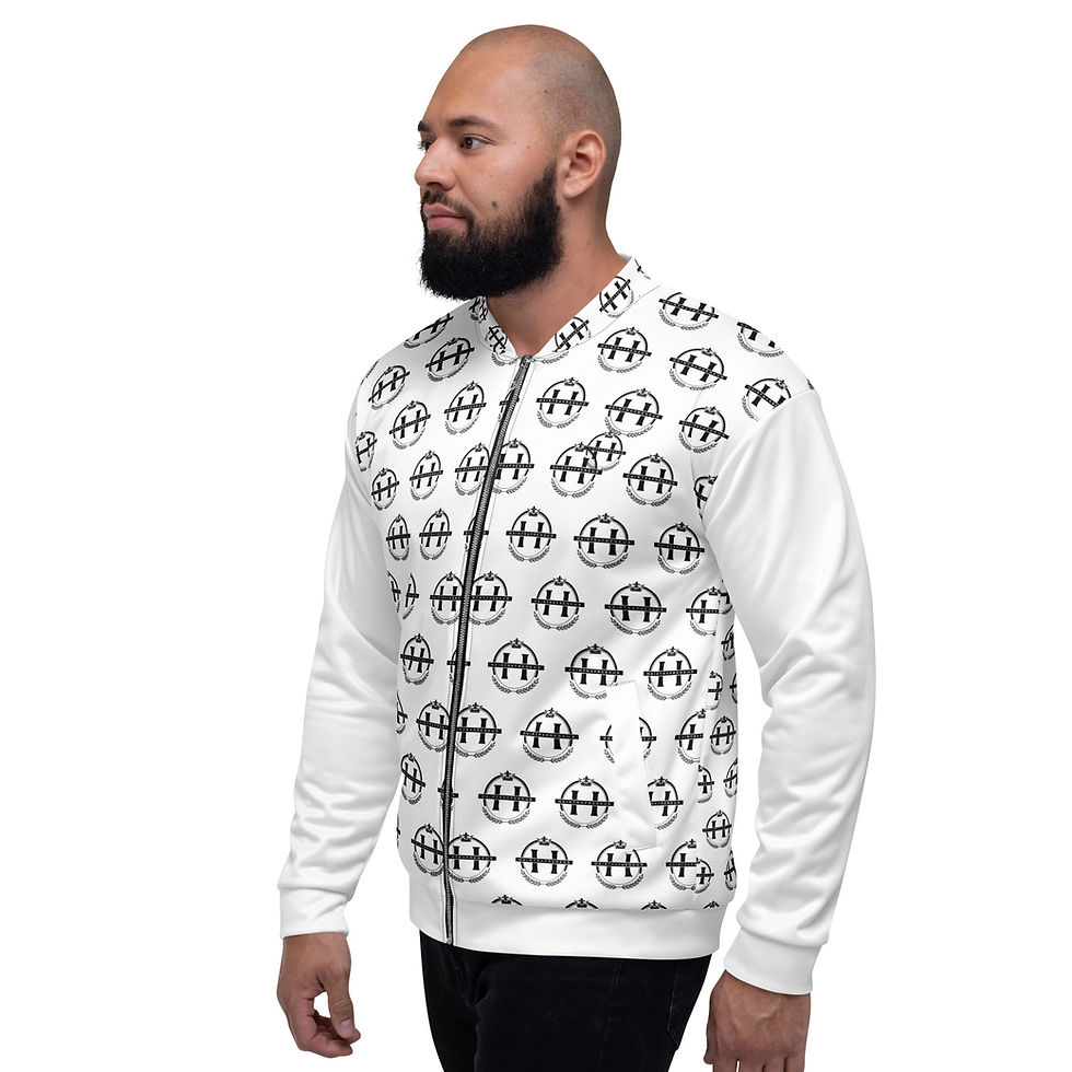 Thumbnail: Hairtrapreneur Unisex Bomber Jacket