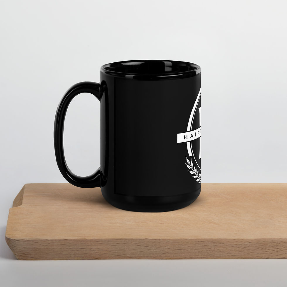 Thumbnail: Hairtrapreneur Black Glossy Mug