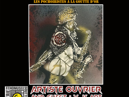 Vernissage vendredi 27 juin 2025 18h Artiste Ouvrier and guest V_K ART