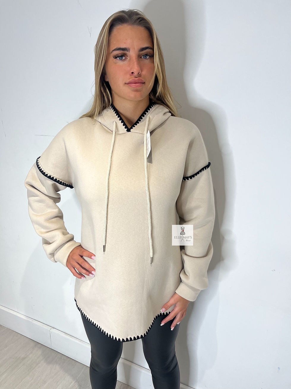 Thumbnail: BEIGE THICK HODDY