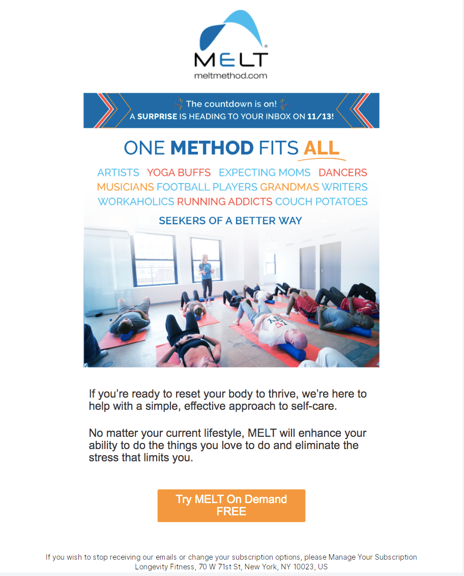 Melt Method - Email Copy
