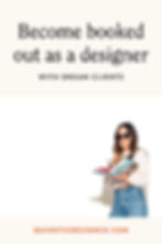 A brand designer looking through a book of design inspiration