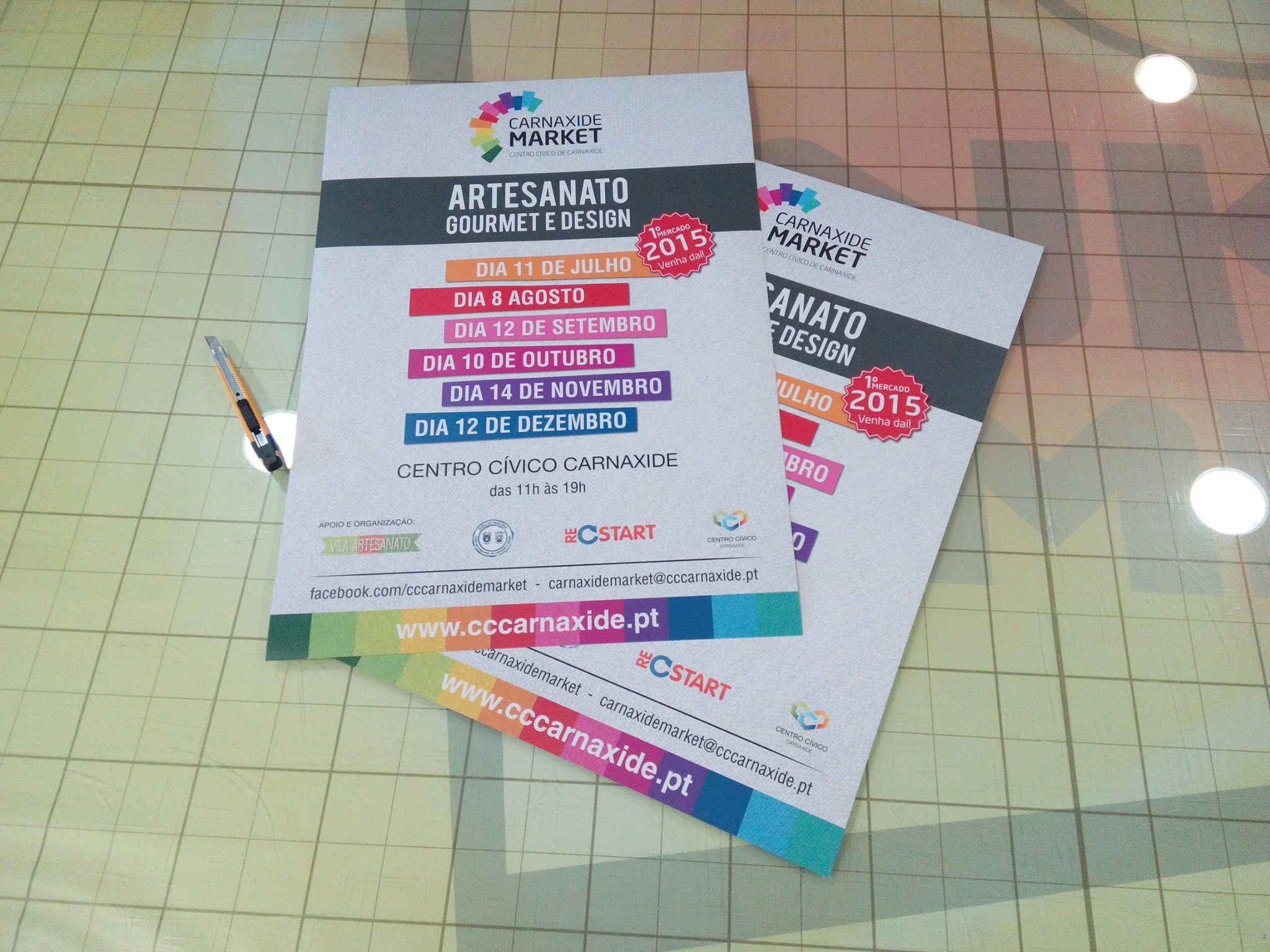 Cartões Vista, Flyers, Brochuras