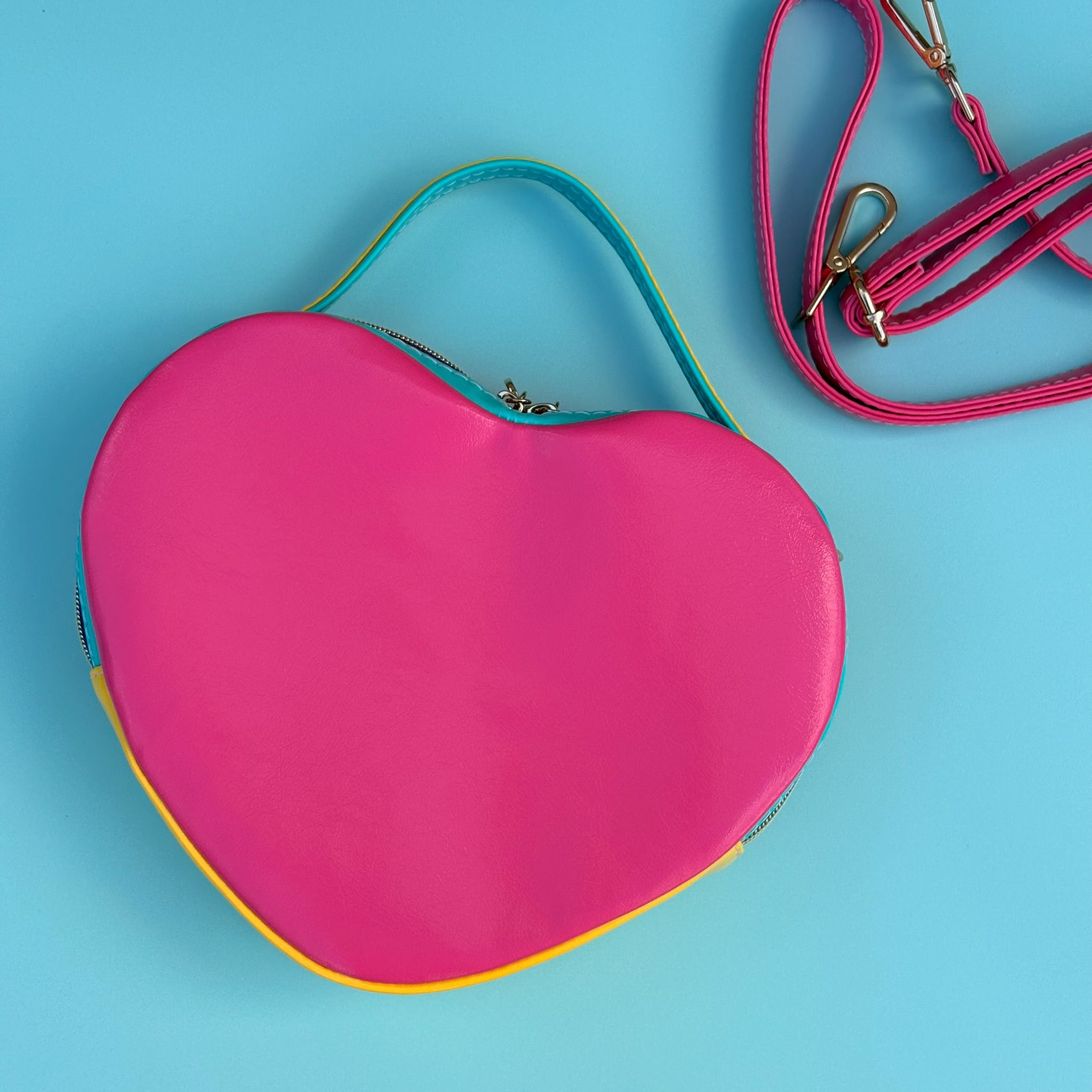 Sweetheart Crossbody Bag – Handmade Heart Shaped Statement Bag - Pick 'n' Mix