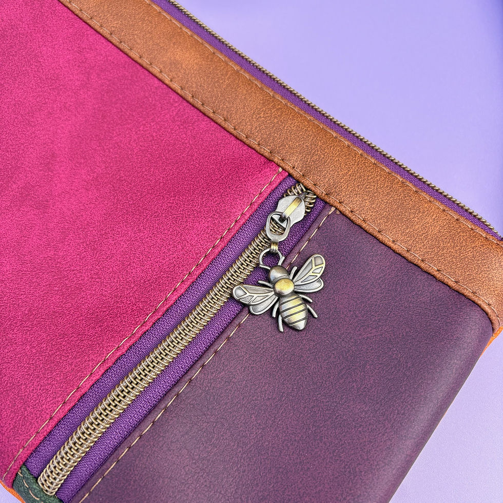 Thumbnail: Mulberry Lane – Zippy Clutch Bag with Crossbody & Wristlet Straps