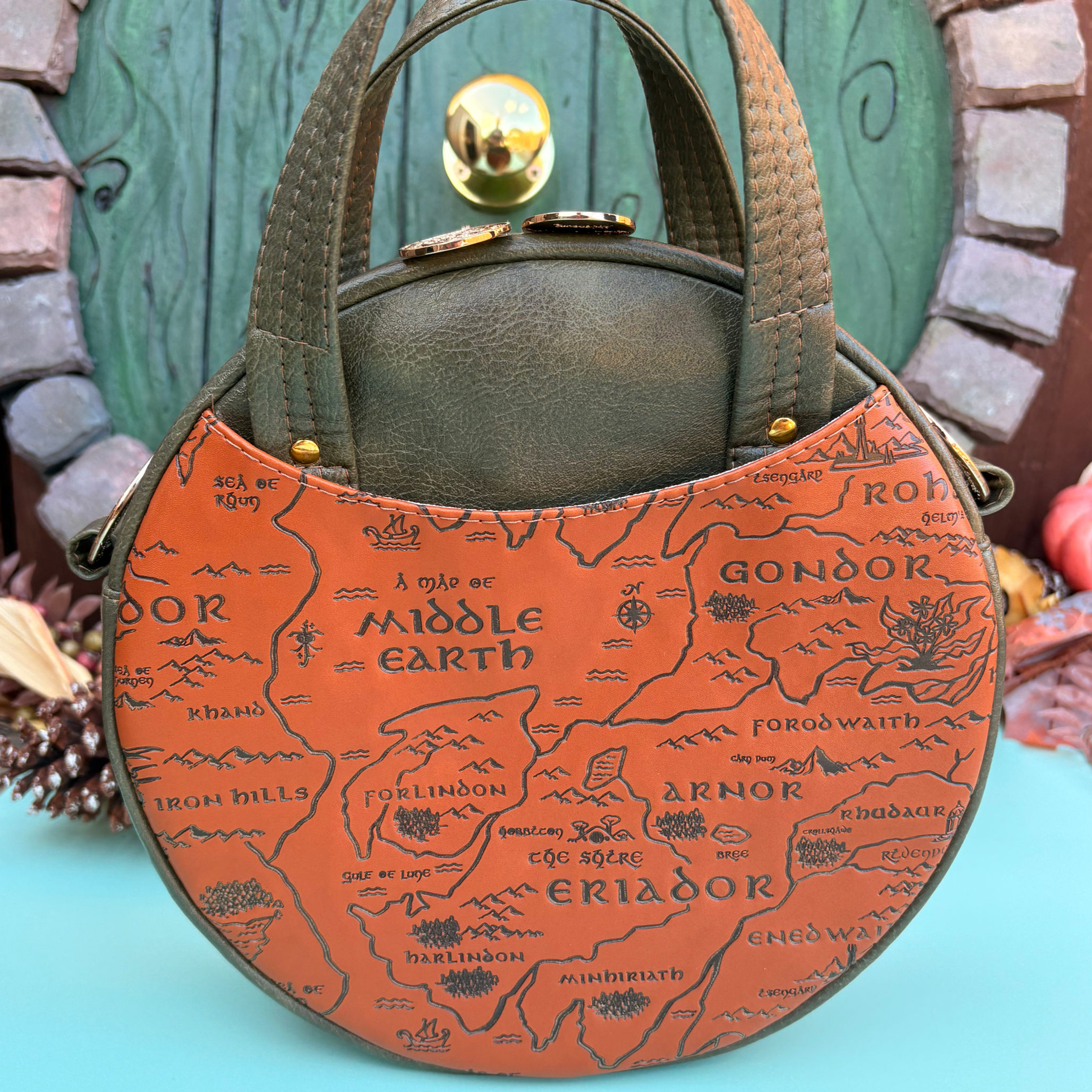 Middle-earth Circle Bag - Hobbit Crossbody Bag / Lord of the Rings Bag
