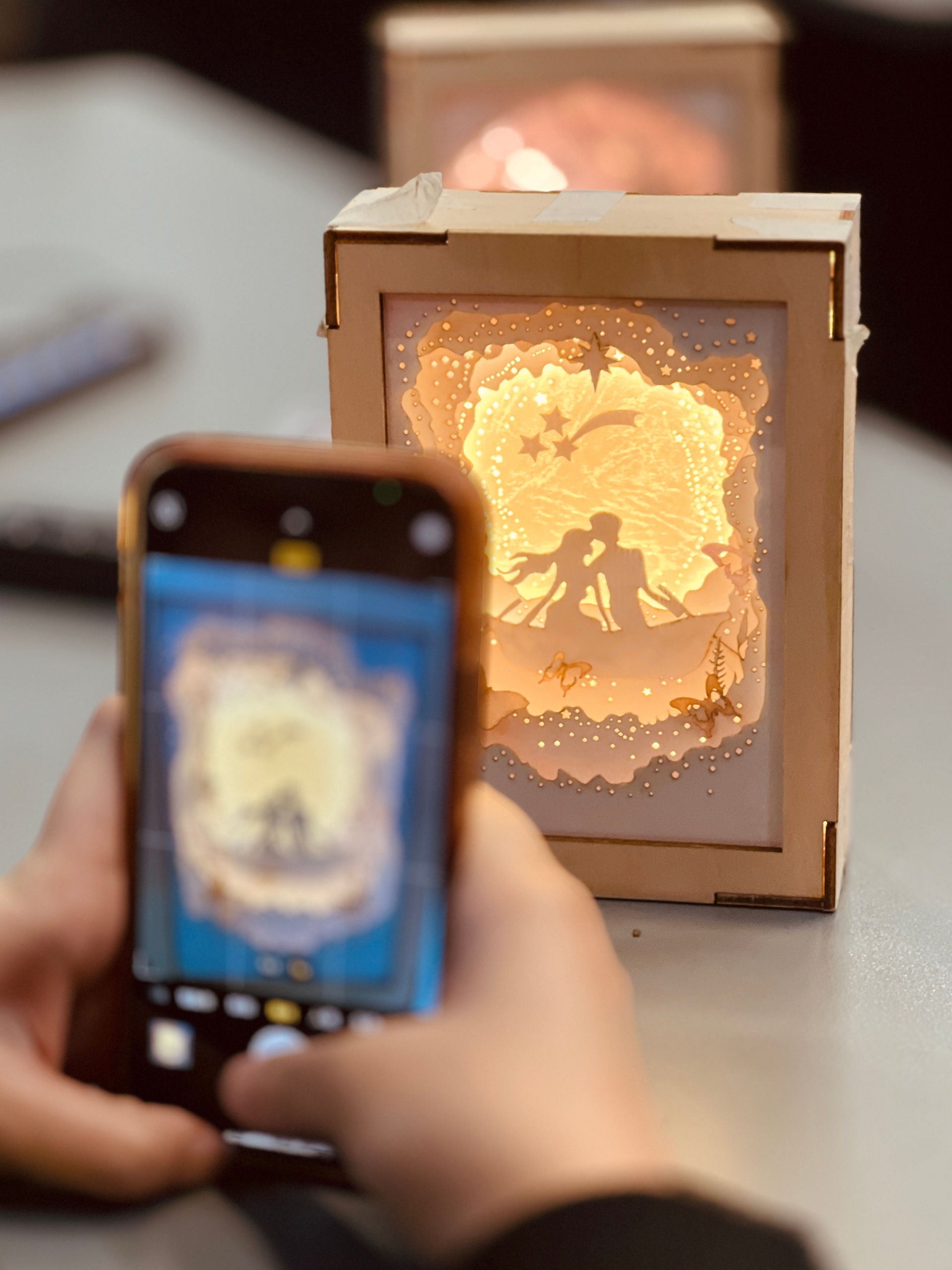 HKCC Alumni Association PolyU paper art night light workshop 光影故事 紙雕小夜燈團體工作坊