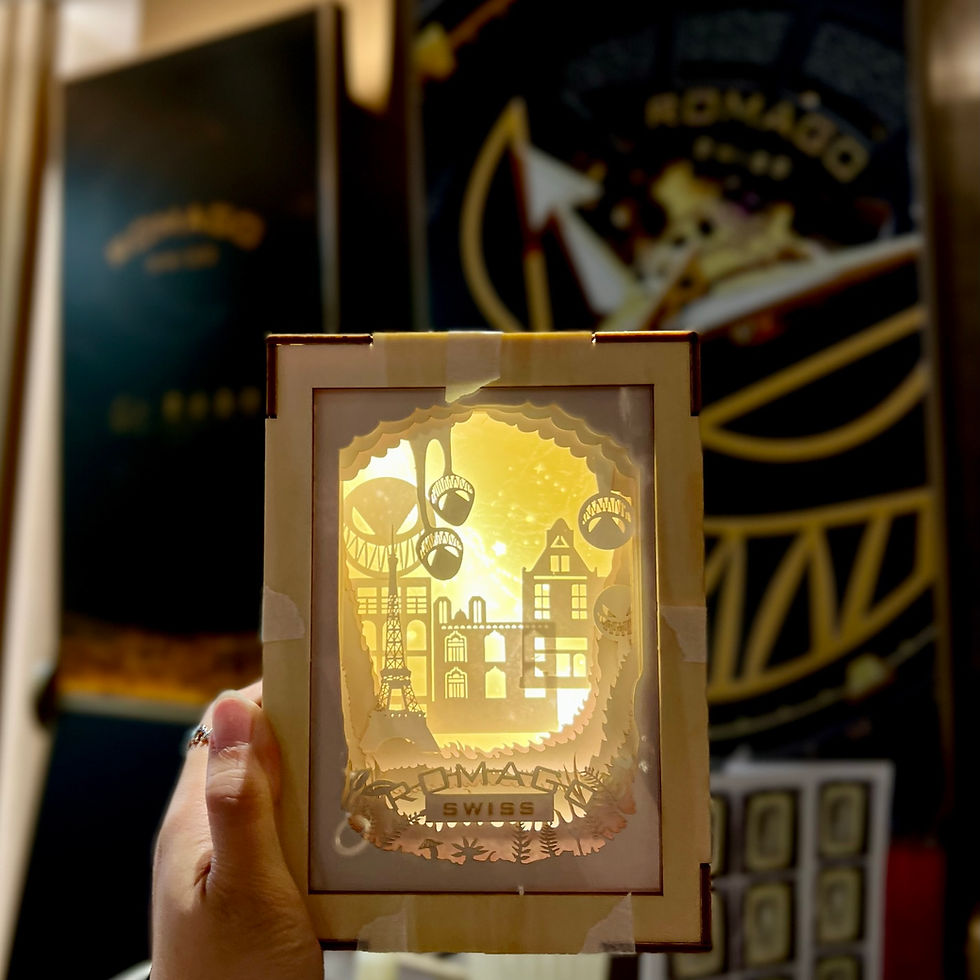 東方表行 Paper art night light workshop 紙雕小夜燈 工作坊 新品發佈 ROMAGO