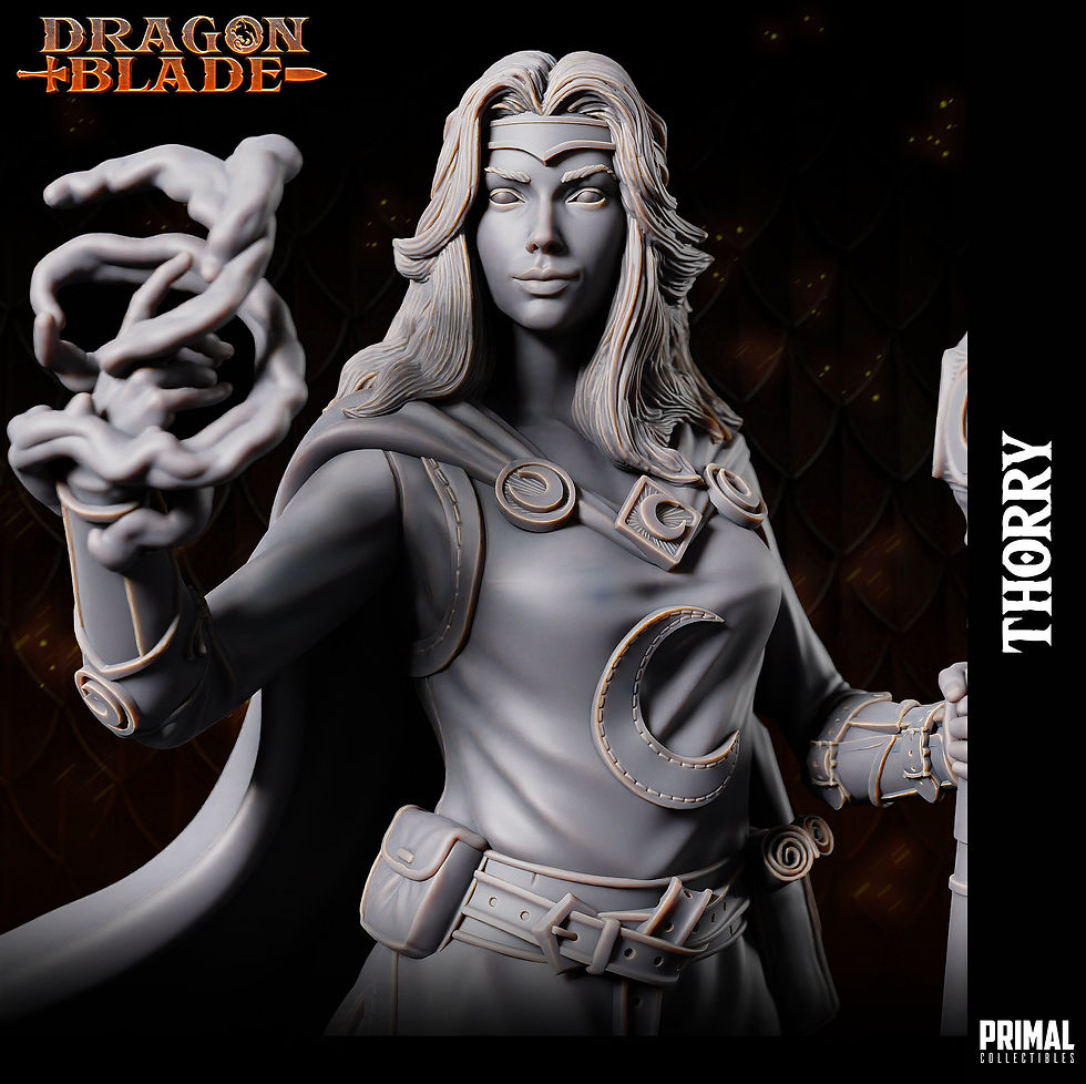 Wizard Thorry | TTRPG | 32mm or 75mm | Primal Miniatures