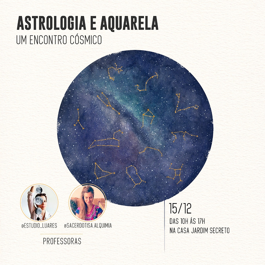 Astrologia e Aquarela: Um Encontro Cósmico