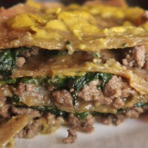 AIP Queso Beef Lasagna