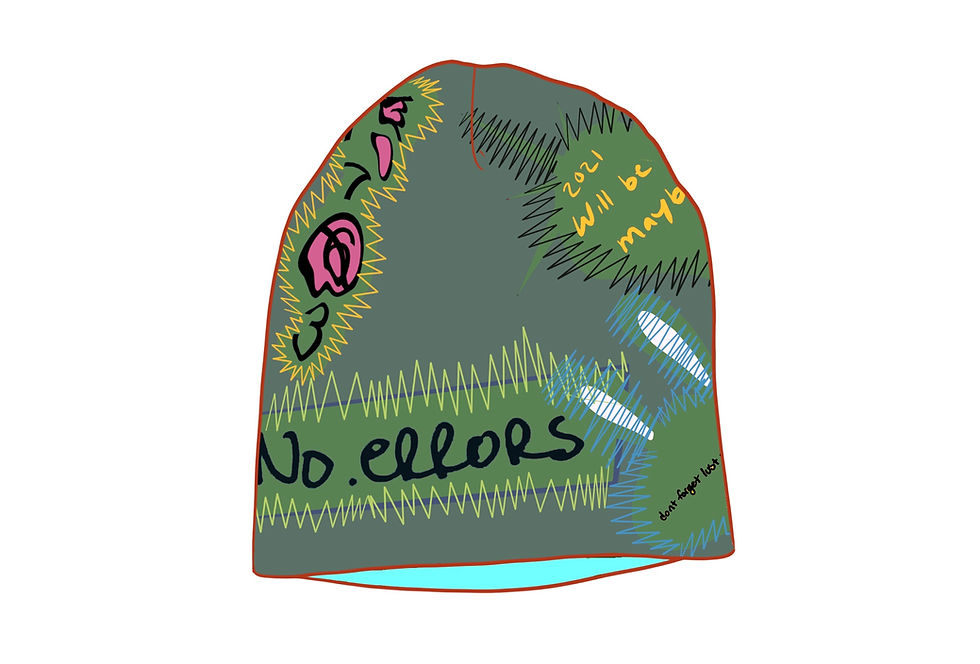 Thumbnail: Patchwork beanie 