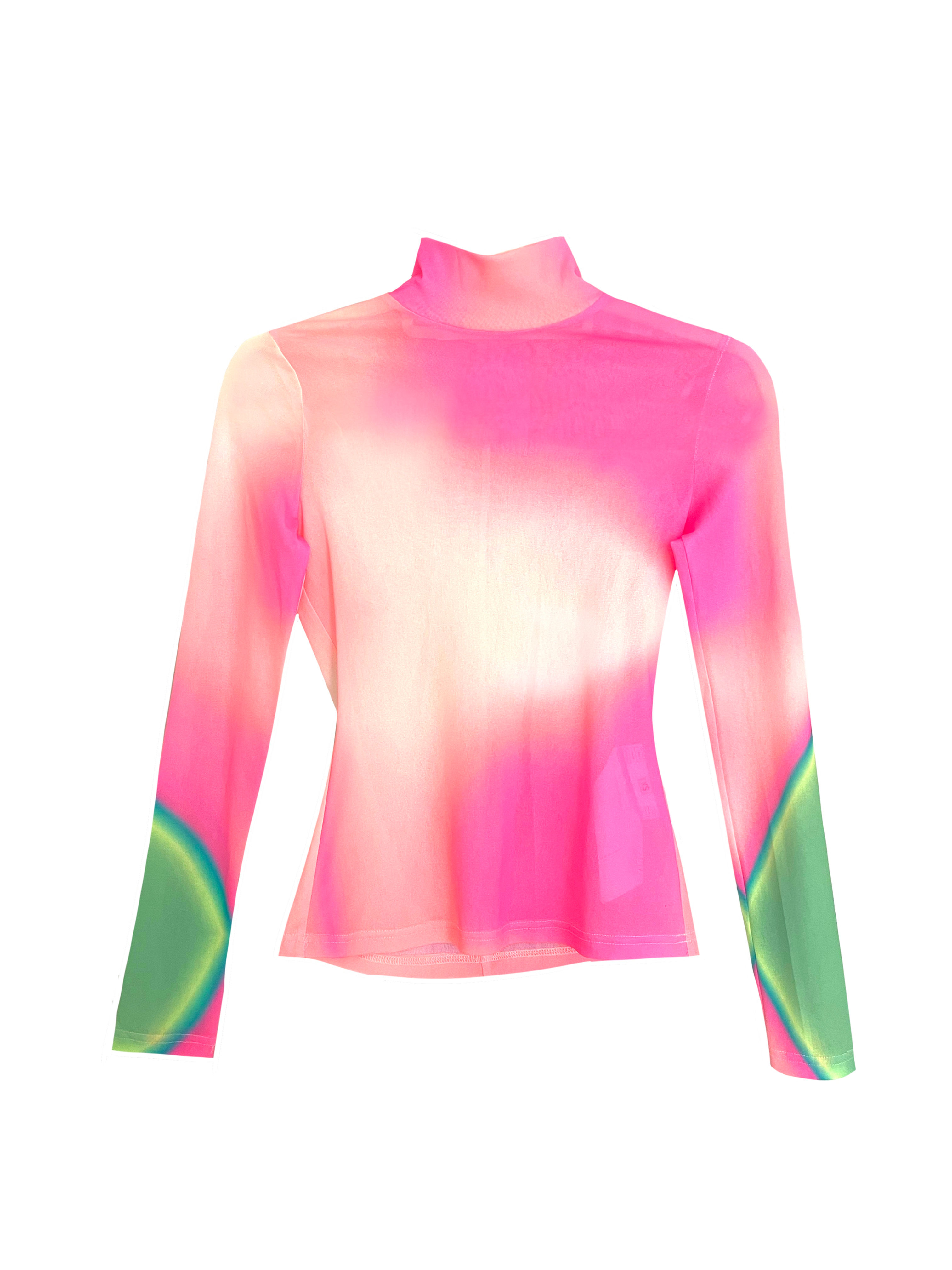 Pink gradient top