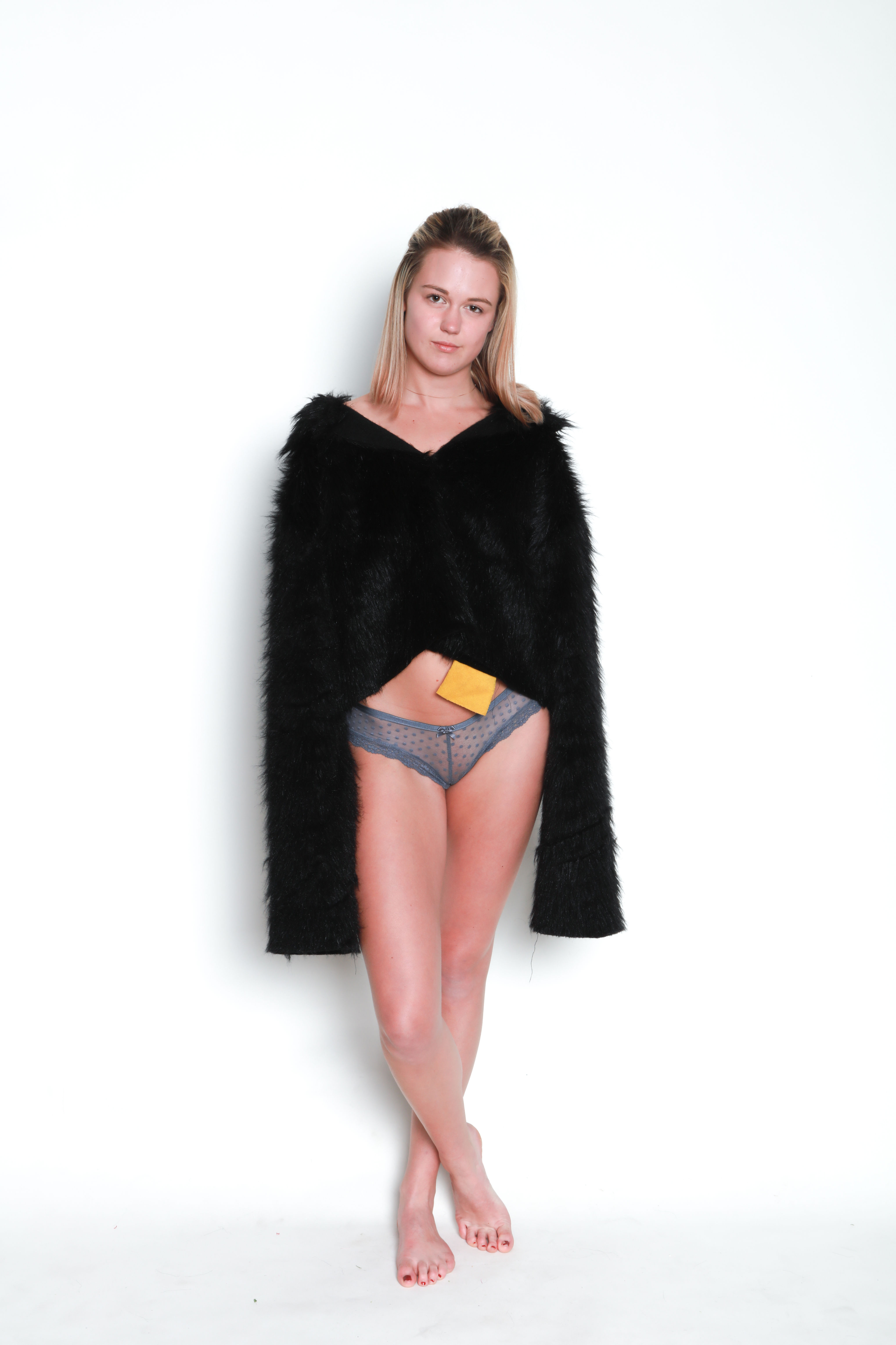 Faux fur jacket