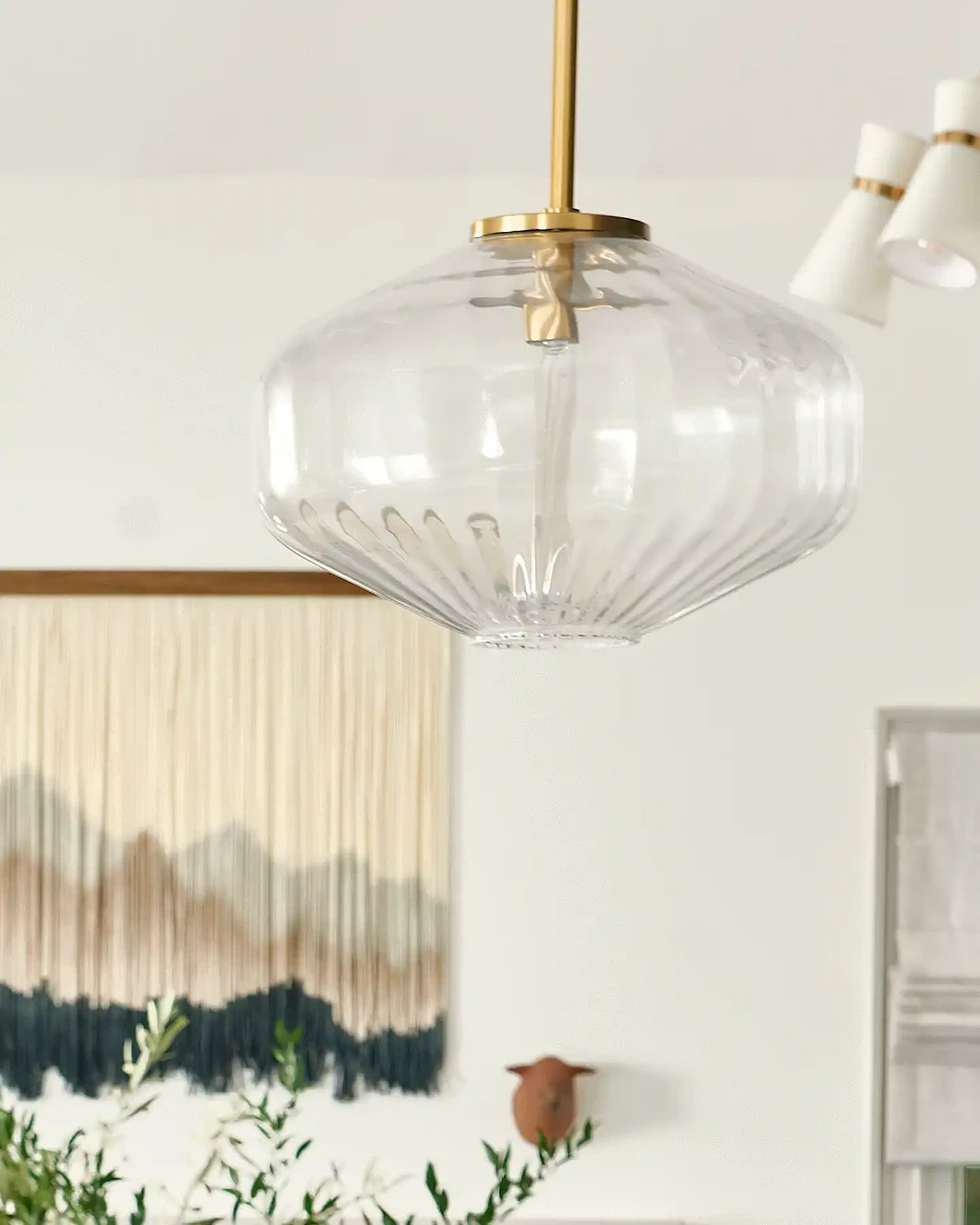 Kosher kitchen renovation | dark blue kitchen cabinets | kitchen island | kitchen glass pendant lights