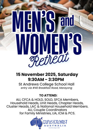 NSW Men's & Women's Retreat 2025