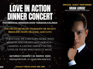 LIA NSW, Dinner Concert 2026, The night of music: harmony of hearts, bringing hope, healing and love