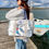Thumbnail: Sac cent interdit argent 8 bleu