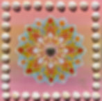 Mandala Painting with Shells to invite Inner Peace by Spirals and Sparkles