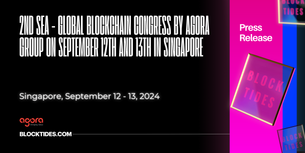 2nd SEA - Global Blockchain Congress by Agora Group on September 12th and 13th in Singapore