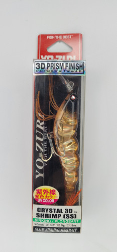 Yo Zuri Crystal 3D Shrimp Slow Sinking 70 mm | Tu Tienda de Pesca Yo Zuri Crystal 3D Shrimp Slow Sinking 70 mm | Tu Tienda de Pesca