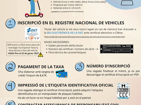 La Policia Local inicia una campanya de control de VMP davant la nova normativa