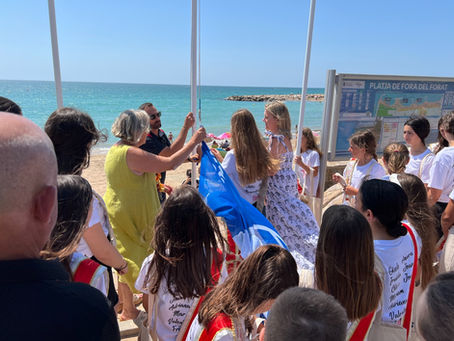 Vinaròs renova el títol de Bandera Blava de les platges del Fortí i Fora del Forat