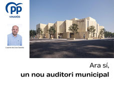 Ara sí, un nou auditori municipal