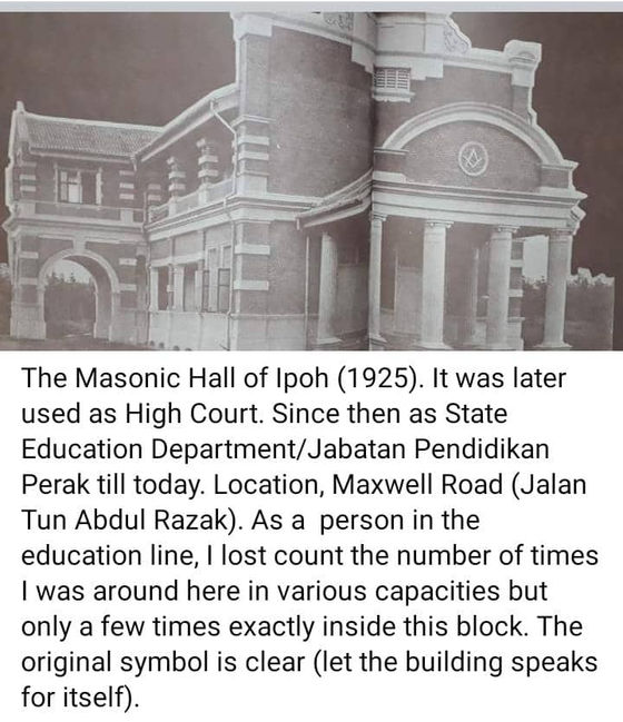 The Masonic Hall of Ipoh