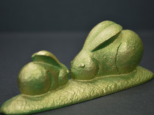 干支文鎮 うさぎ 緑金 | ならや本舗 オンラインショップ