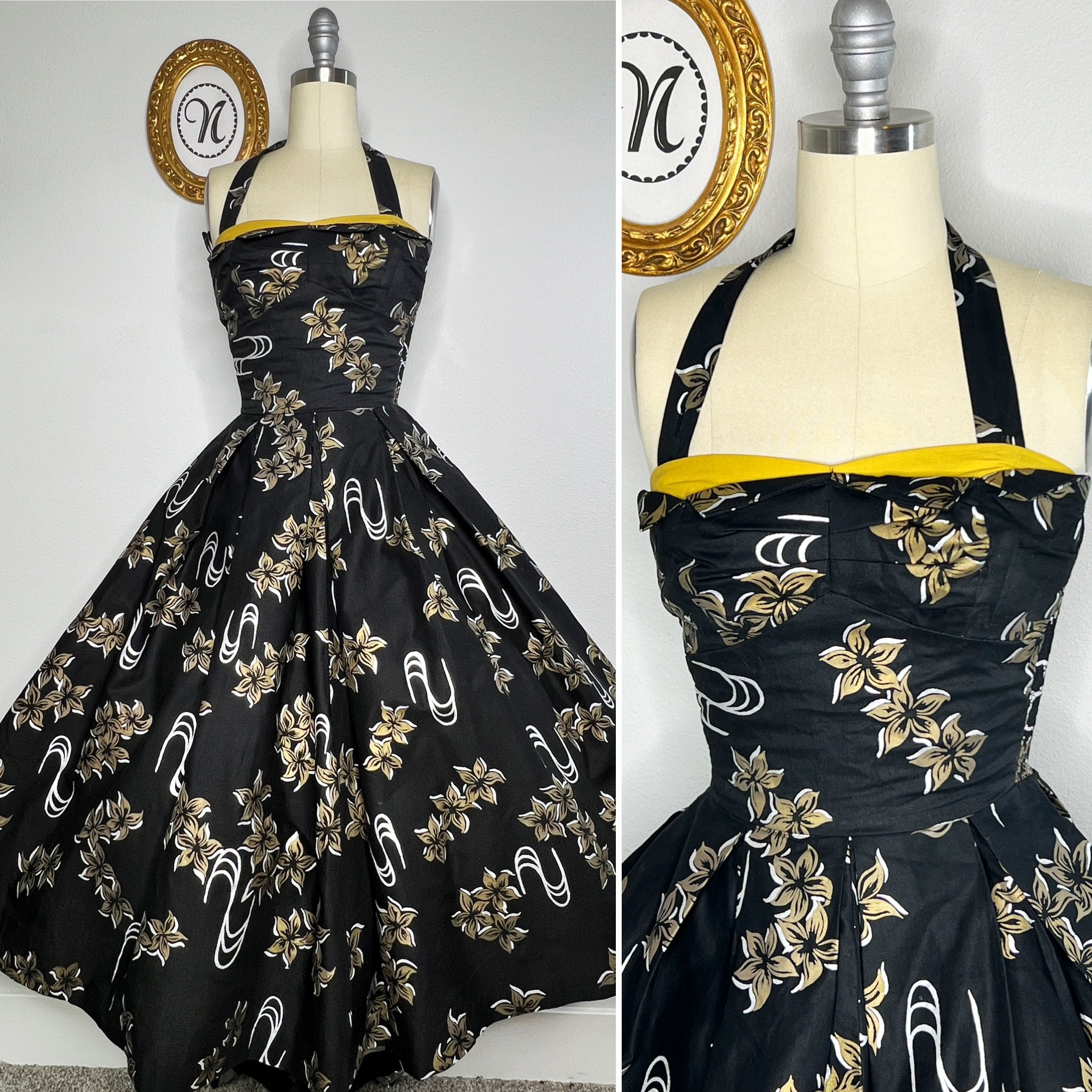 1950s Tiki Dress