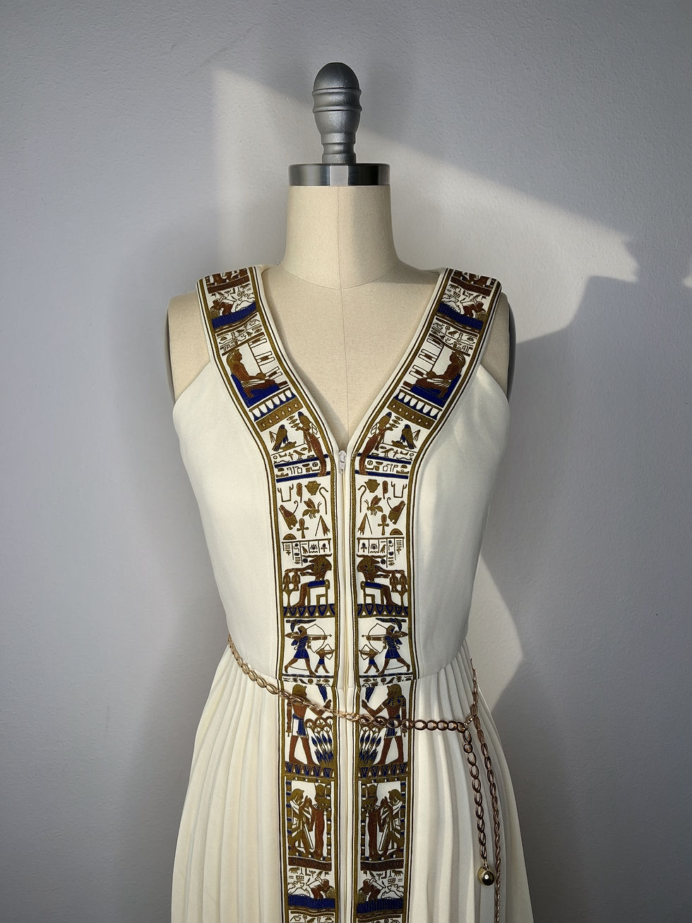 Thumbnail: Rare Alfred Shaheen 70's Egyptian Dress 