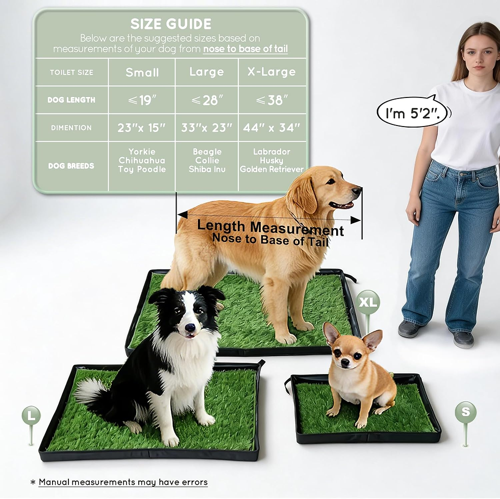 Thumbnail: Artificial Grass Pad/Litter Box (23”×15”) (For Dogs & Cats) 