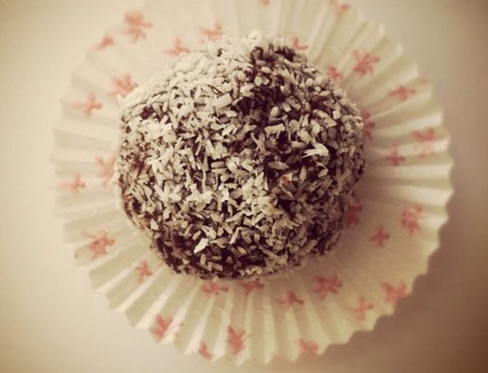 Chocolate coconut balls