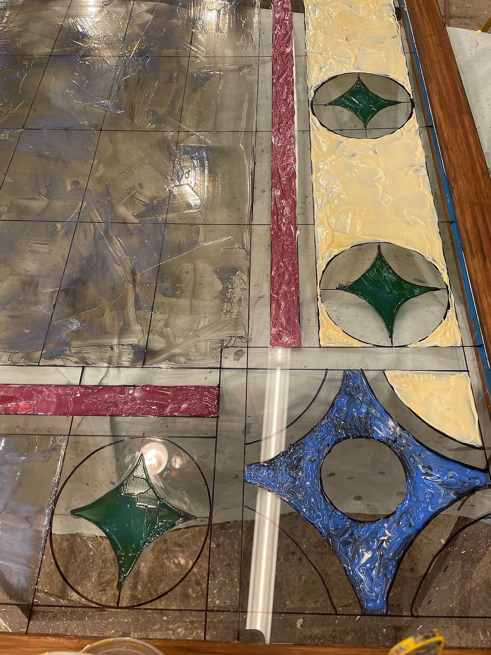 Stained Glass Close-Up (Process)