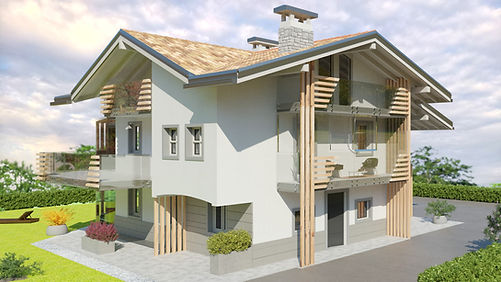 render esterni casa