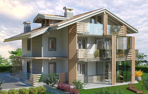 render esterni casa