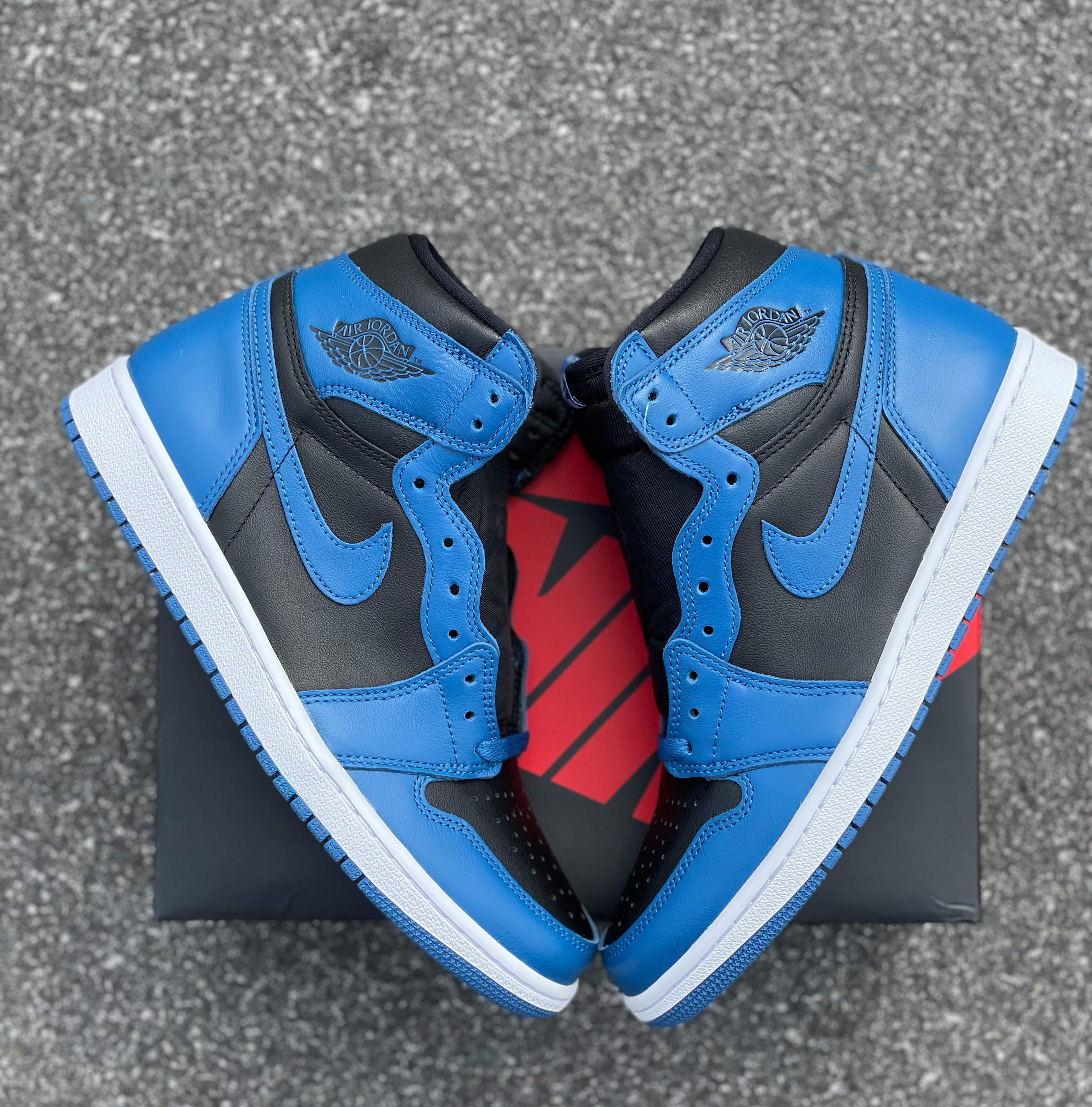 AIR JORDAN 1 RETRO HIGH OG 'DARK MARINA BLUE' - (GS)