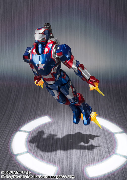 Miniatura: Bandai S.H.Figuarts Iron Patriot Japan version