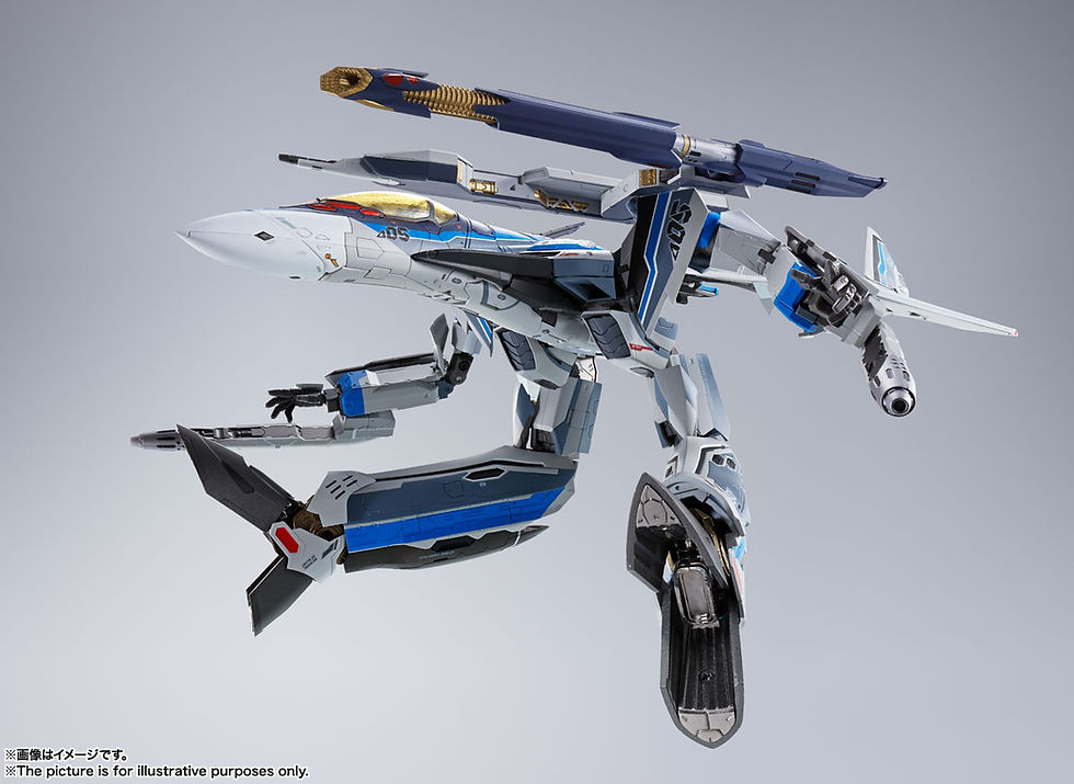 縮圖：Bandai DX Chogokin VF-31AX Kairos Plus (Hayate Immelmann) Japan version